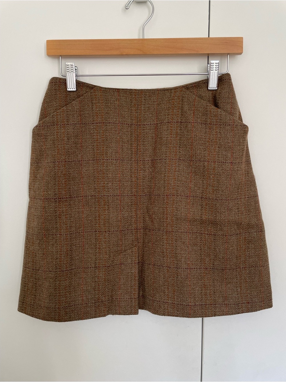 Banana Republic 100% Lambswool Tweed Mini Skirt